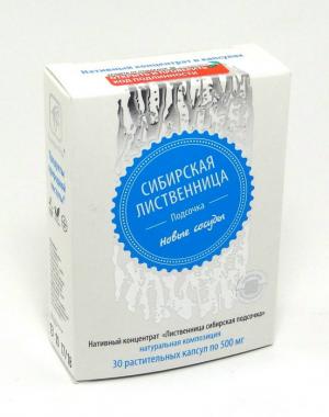 Лиственница сибирская подсочка новые сосуды, 30 капсул в Томске ...