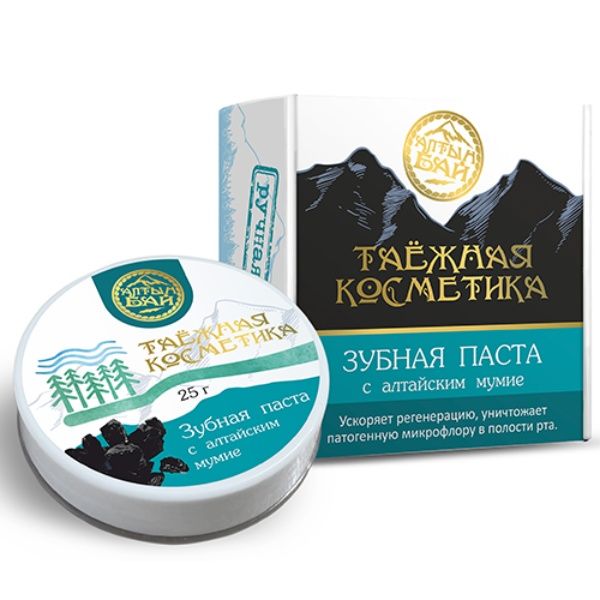 Изображение товара Алтынбай Зубная паста с мумие 25г Алтынбай Зубная паста с мумие 25г фотография