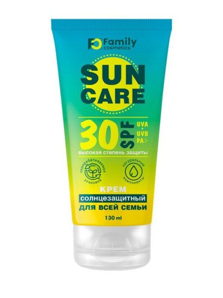 Фэмили косметик Солнцезащитный крем для всей семьи spf 30 130мл фотография