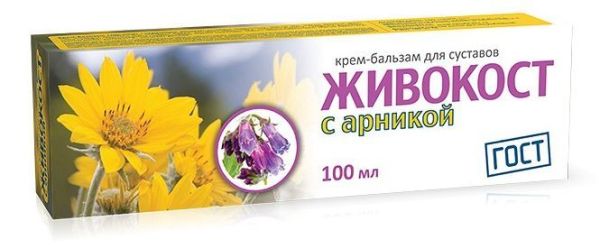 Изображение товара Живокост с арникой крем-бальзам для суставов 100мл Живокост с арникой крем-бальзам для суставов 100мл фотография